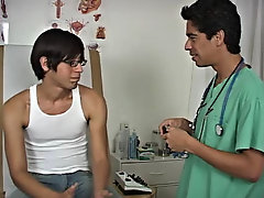 Placing a clear tube device over my cock, it felt a little tight, and then the Doc started to squeeze the pump my first sex man teacher