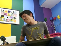 Young twink penis machine milked and twinks thumbs tubes 