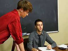 As it turns out, that teacher's desk is good for a lot more than failing students' work on nude gay free twinks at Teach Twinks
