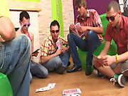 Gay orgy group and gay and bi male group sex at Crazy Party Boys