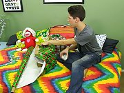 Twink shitting in bed and gay video teach...