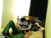Ladyboy asian fucked by black and gay boy...