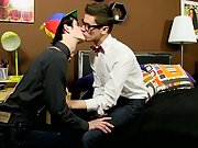 Male teacher and boy in gay sex trailer...