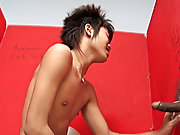 Oscar is 19 years old and demonstrates here his sucking skills and how to go off visit, lock and drop his phat ass on a mature black dick horny asian